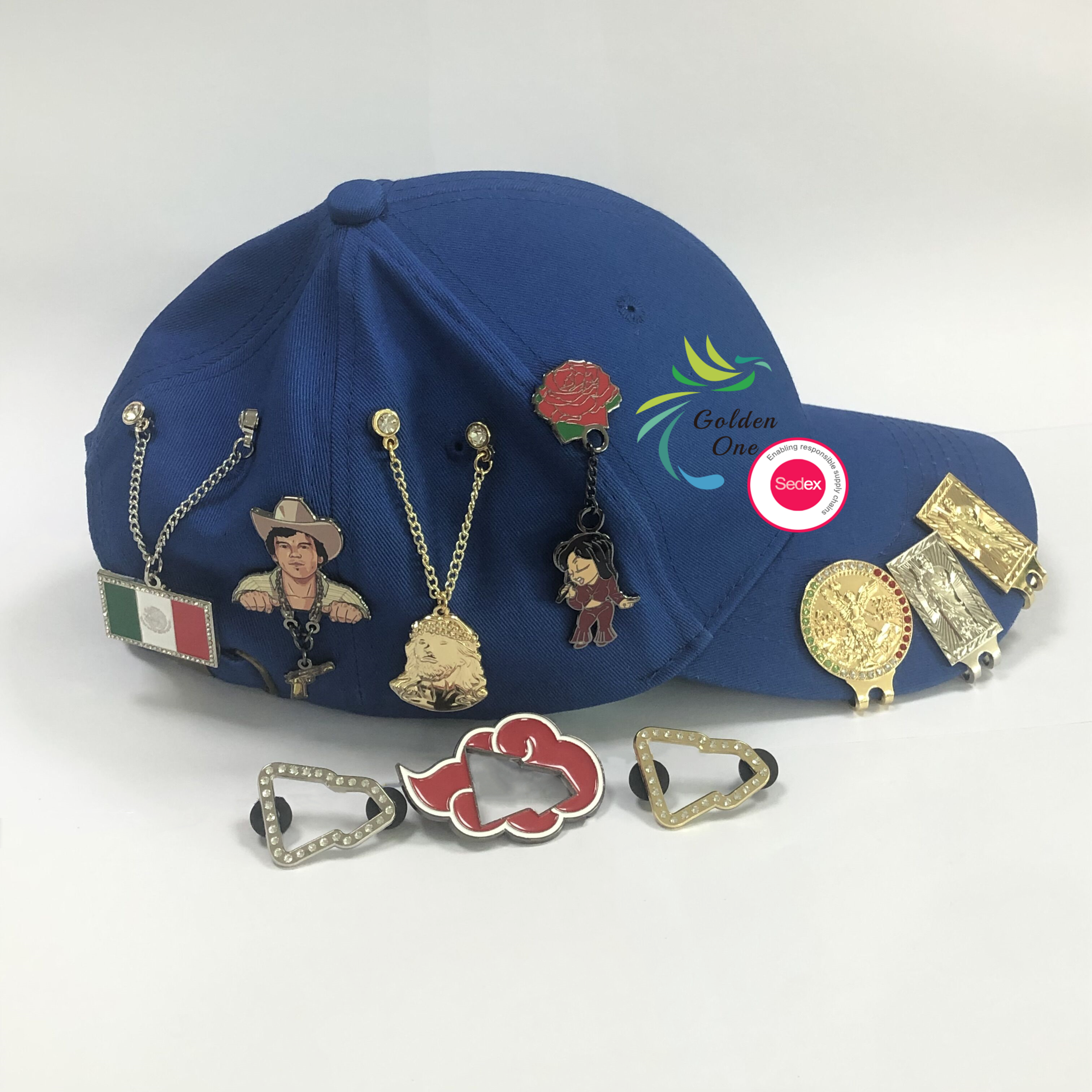 Wholesale Designer Hat Collar Clothes Cute Bottles Logo Gold Ice cream soda shape Metal Hard Enamel Lapel Pins
