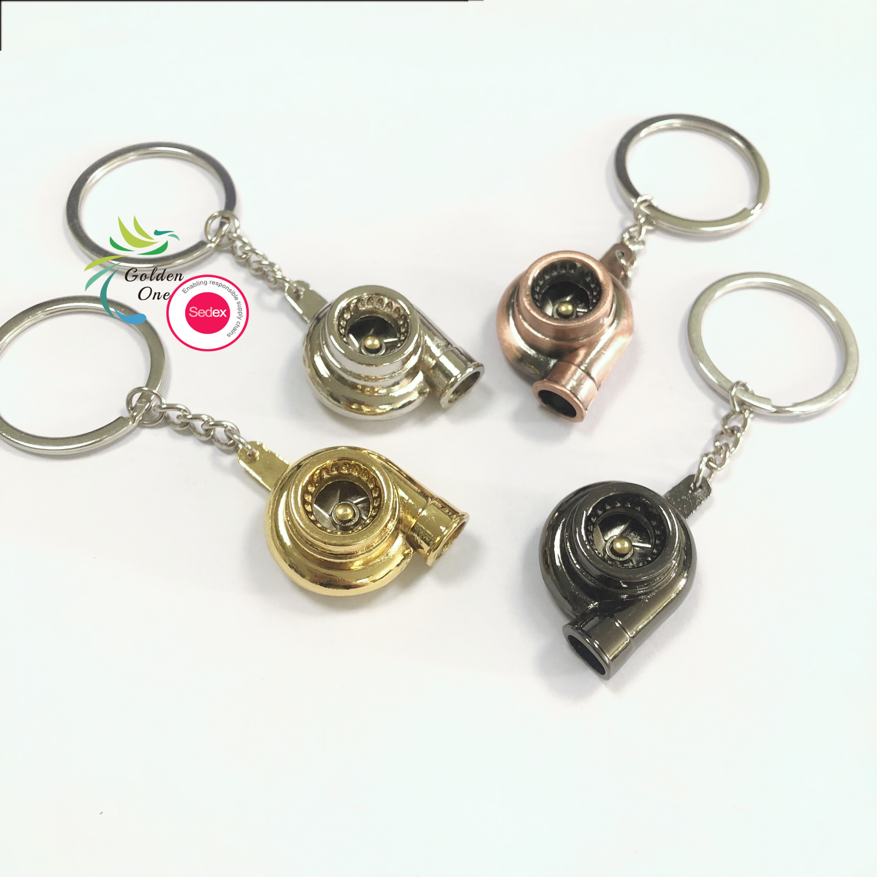 Custom Promotion Gear Box Gear Shifter Strong 3D llaveros Personalizados Mini Auto Turbo Car Parts Engraved 3d Metal Keychain