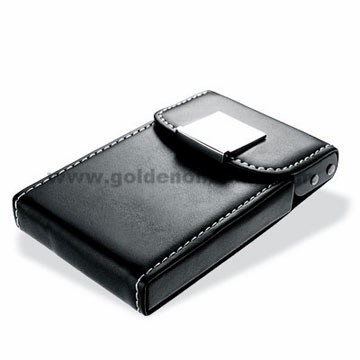 Fashionable and Elegant PU Leather Business Card Case