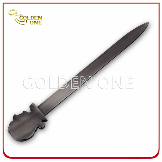Fashion Silver Plated Sword Shape Metal Letter Opener