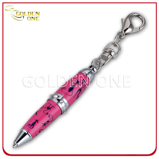 Promotional Printed Twist Gift Pen with Shiny Crystal