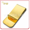 High Quality Rectangle Shape Genuine Leather Money Clip