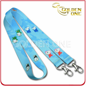 Promotion Gift Cheap Price Heat Transfer Printing Neck Lanyard