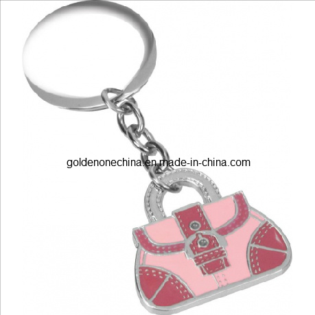 Personalized Heart Shape Metal Keychain with Lanyard