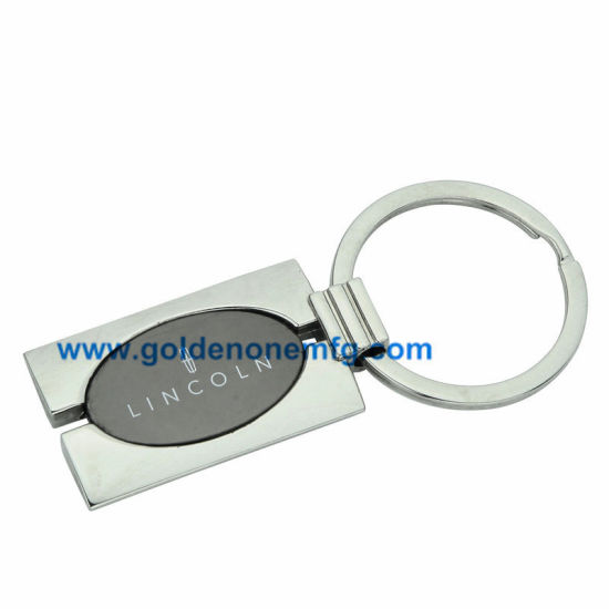 Custom Czech Souvenir Embossed Logo Metal Keychain (CK18)