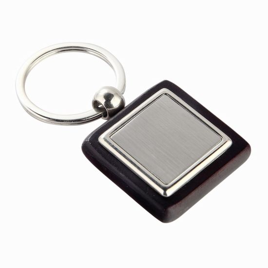 Promotion Gift Fancy Design Heart Shape Wooden Keyring
