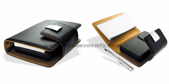 New Design Promotion Leather Name Card Case