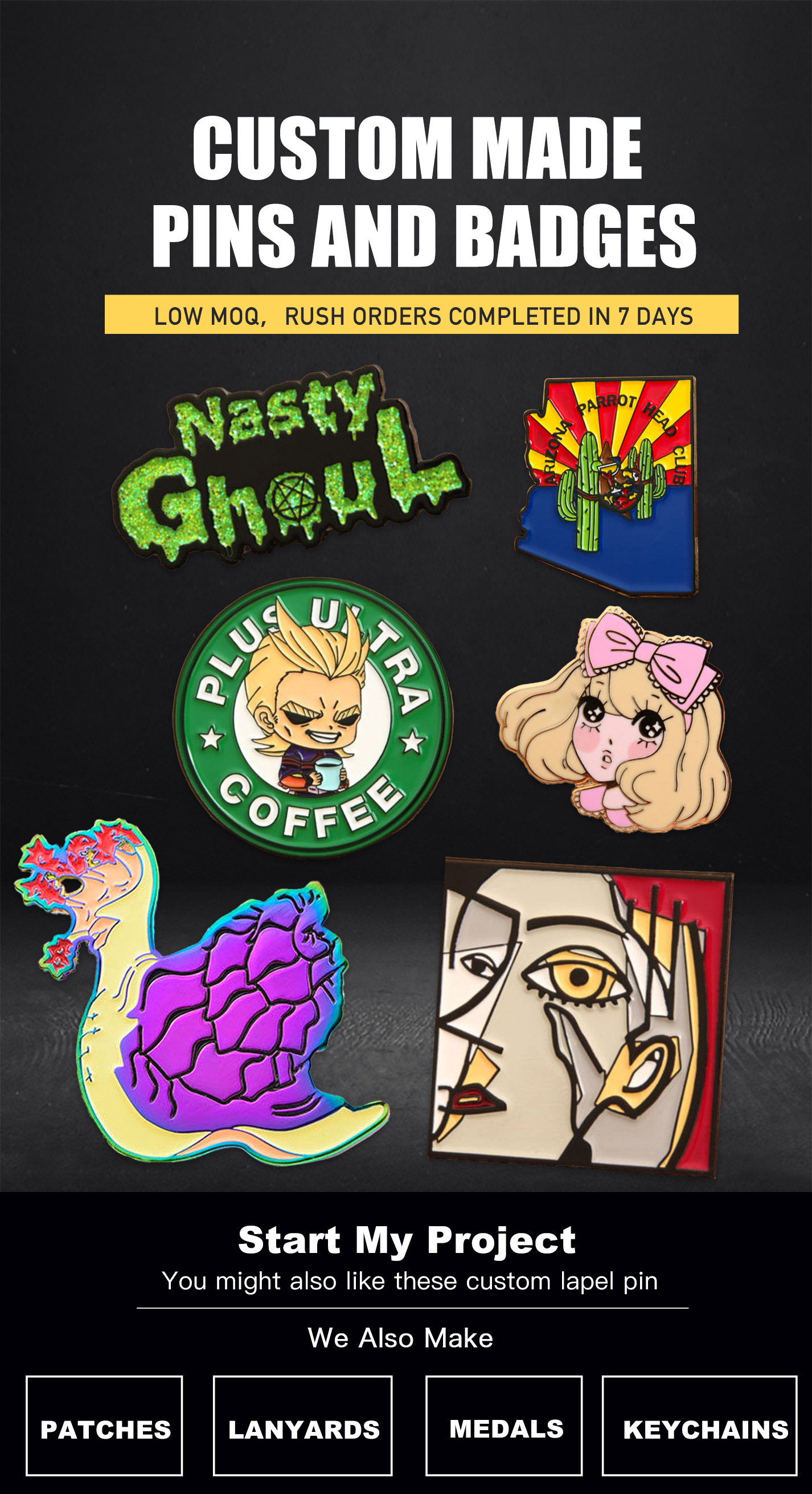 Customized Die Stamped Staples Name Tags Engraved Gold Plated Metal