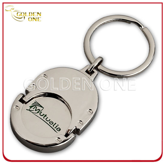 Custom Debossed Soft Enamel Logo Leather Key Holder