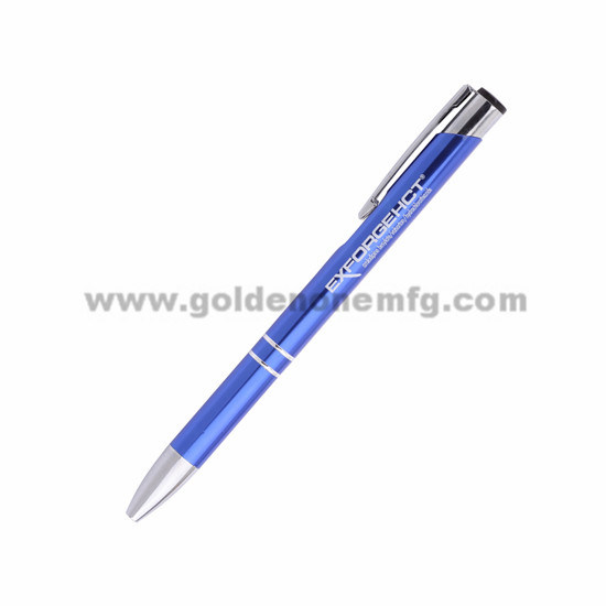 Fancy Style Gift Telescoping Metal Pen with Laser Light
