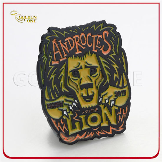 Factory Direct Sales Cheap Custom Fancy Lion Metal Lapel Pin