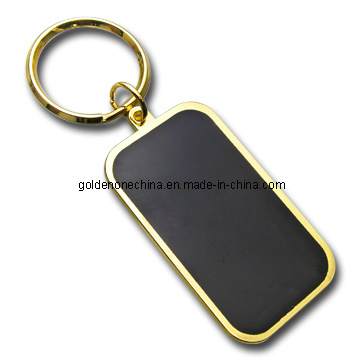 Antique Brass Plated Embossed Metal Bottle Opener Keyring