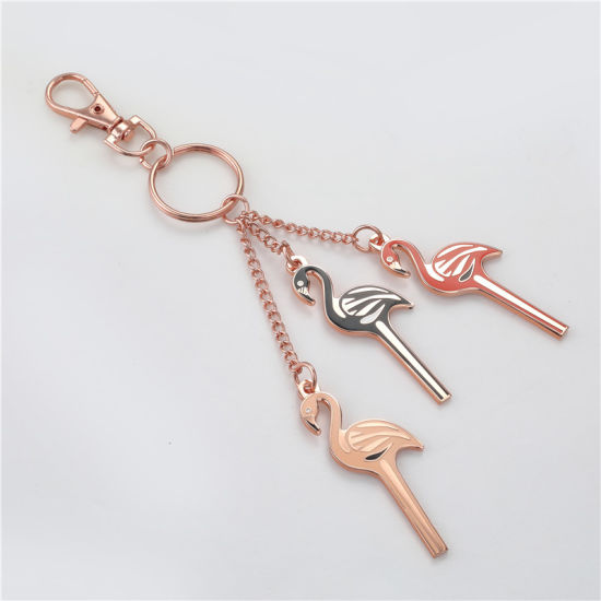 Custom Full Color Printed Pull Apart Metal Key Chain