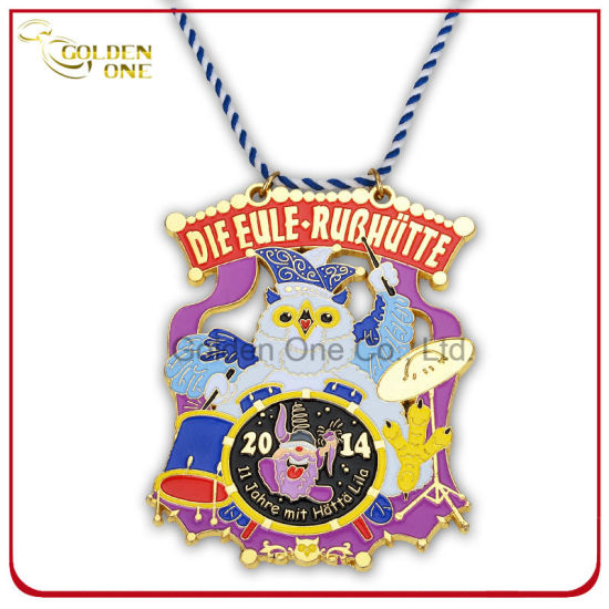 Custom Triathlon Eventtransparent Color Antique Silver Medal