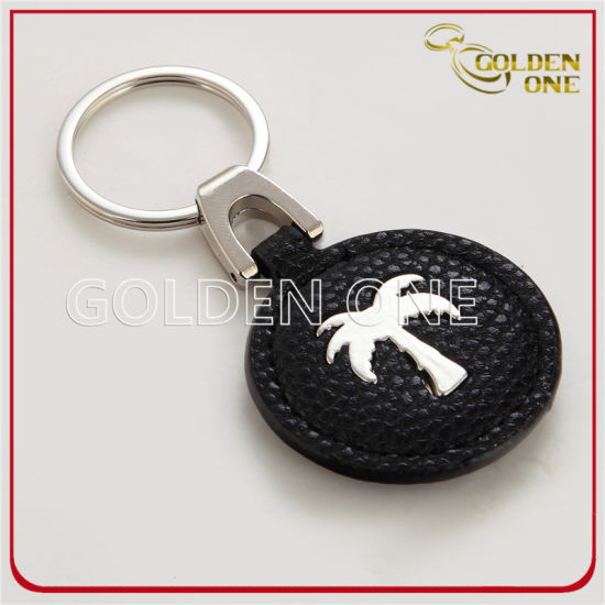 Fancy Design High Quality Genuine Leather Keychain