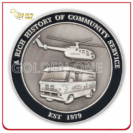 Promotion Custom Antique Gold 3D Challenge Metal Coin