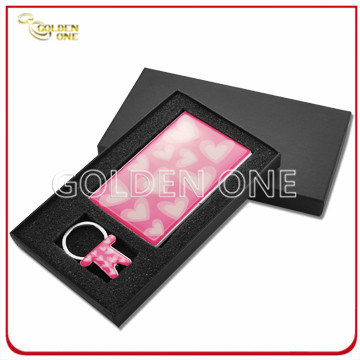 Fashion Colorful Card Holder and Kay Ring Gift Set