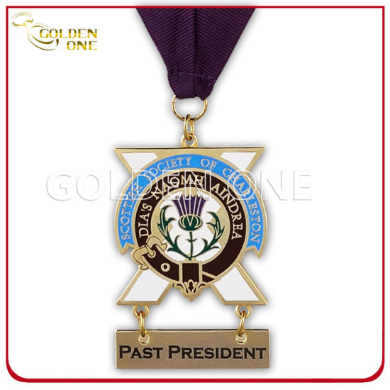Custom Gold Plated Hard Enamel Medallion
