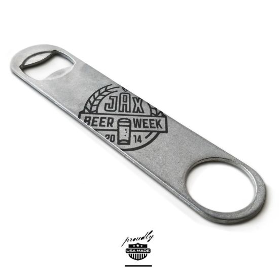 Personalized Engraved Logo Metal Stainless Steel Beer Bottle Opener