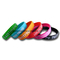 Personalized Colour Mixture Silk Screen Embossed Rubber Wristband