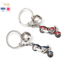 Wholesale soft enamel boat anchor gesture shape Ladies key ring small gift custom metal Keychain for bag accessories