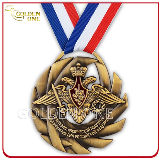 Die Casting Antique Bronze Plated Souvenir Medal
