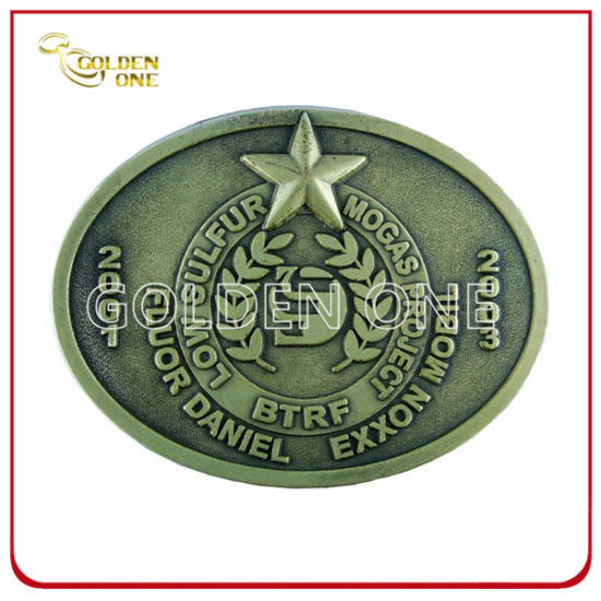 Vintage Design Die Casting Alloy Metal Belt Buckle for Souvenir