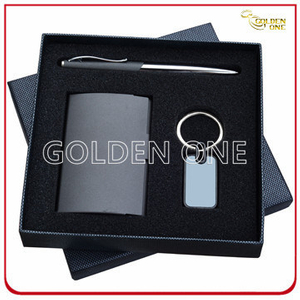 Promotion Card Holder And Key Chain Gift Set
