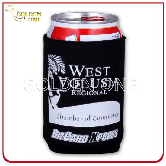 Factory Supply Printed Neoprene Stubby Can Cooler