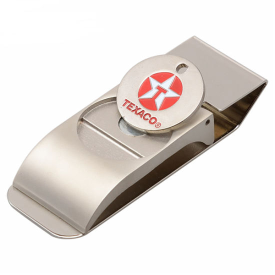 Promotion Gift Creative Design PU Leather Money Clip