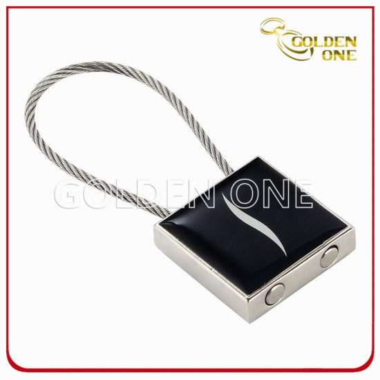 Best Seller Domed Sticker Cable Metal Key Holder