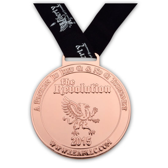 Shiny Style Die Casting Two Tone Finish Souvenir Medal