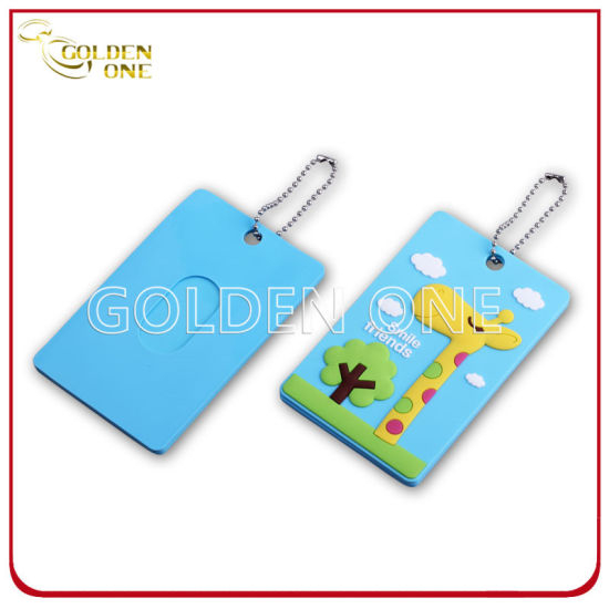 Novel Design Embossed Soft PVC Luggage Tag