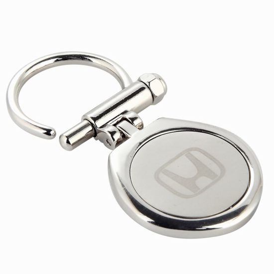 Promotion Gift Cheap Round Shape Blank Metal Keychain