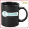 Customized Full Color Printed Black Porcelain Mug