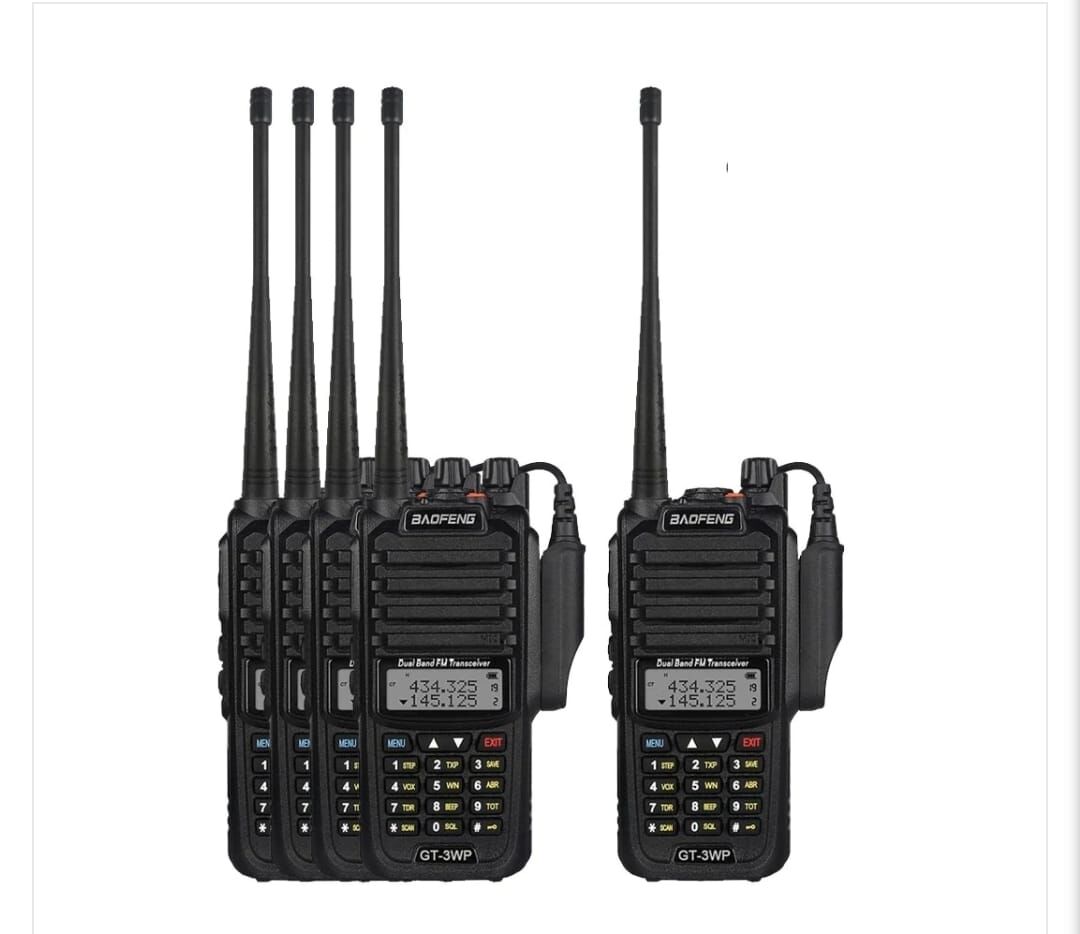 High-power walkie-talkie dual-segment 8W long-distance communication walkie-talkie 