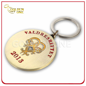 Nickel Plated Soft Enamel Metal Promotion Key Ring