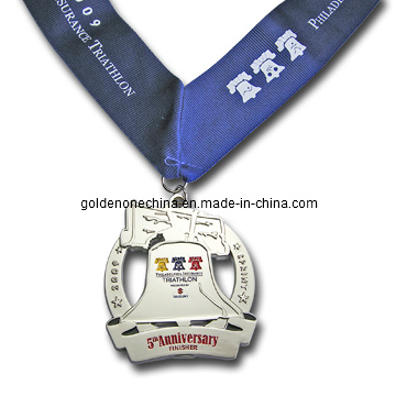 Custom Souvenir Use Silver Plated Medal