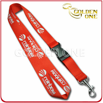 Promotion Gift Customized Sublimation Printed Polyester Lanyard with Safety Buckle