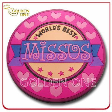 Promotional Gift Customized Fashion Colorful 3D Soft PVC Coaster