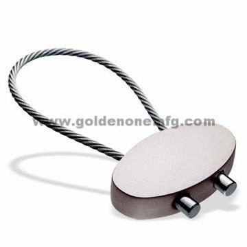 Hot Sell Custom Soft Enamel Cable Metal Key Holder