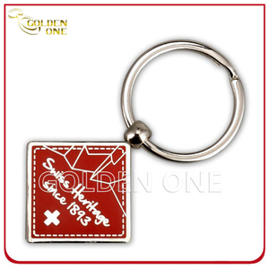 Personalized Hard Enamel Zinc Alloy Metal Keychain for Souvenir
