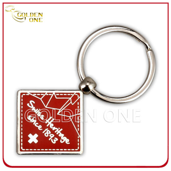 Personalized Hard Enamel Zinc Alloy Metal Keychain for Souvenir