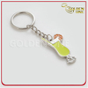 Coconut Palm Style Metal Bottle Opener with Key Ring