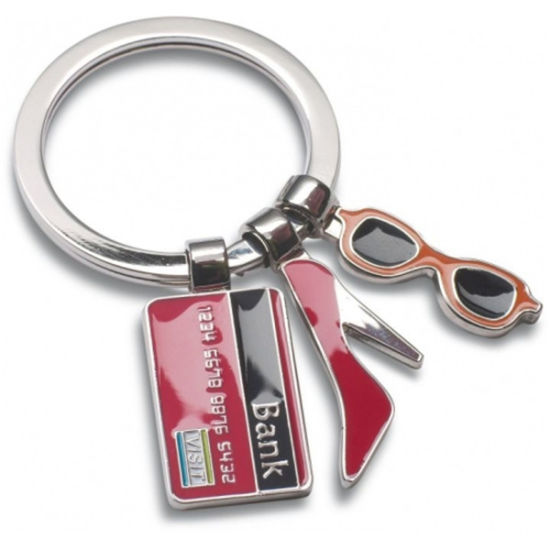 Wholesale Customized Round Metal Spinning Key Chain