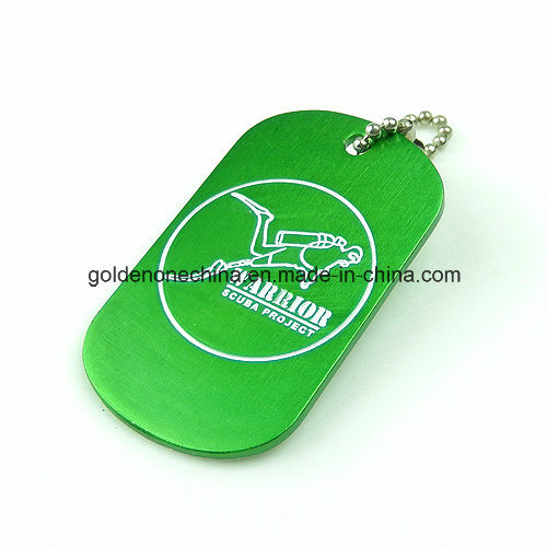 High Quality Custom Printed Aluminium Dog Tag (DT01)