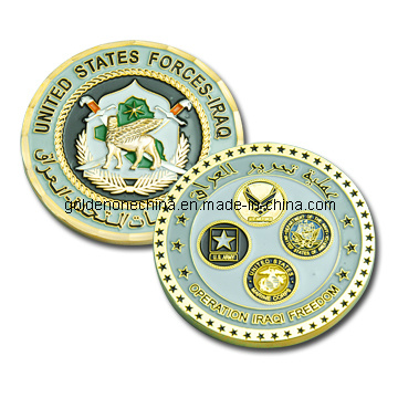 Custom Gold Plated Souvenir Coin