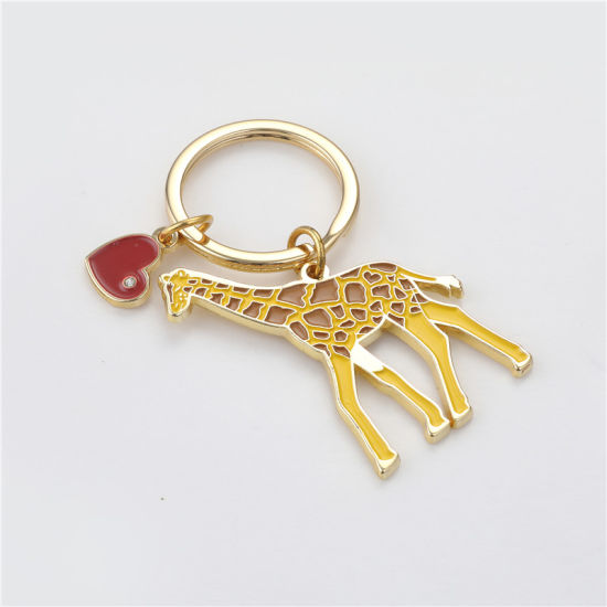 Custom Full Color Printed Pull Apart Metal Key Chain
