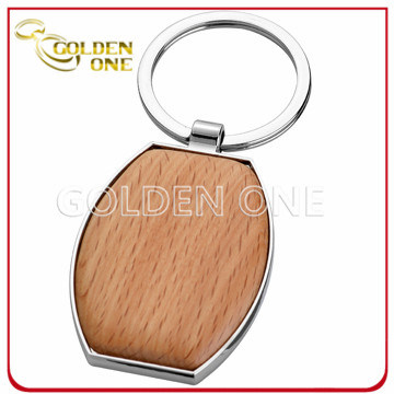 Give Away Cheap Assorted Design Engravable Wooden Key Chain
