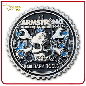 China Manufacturer Military Custom 3D Souvenir Enamel Metal Challenge Coin for Commemorative Gift